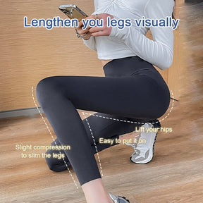 Highly elastic body shaping leggings