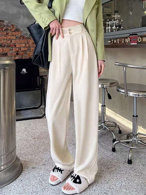 Korean Baggy Pants PANTS Trendz New Nude S 