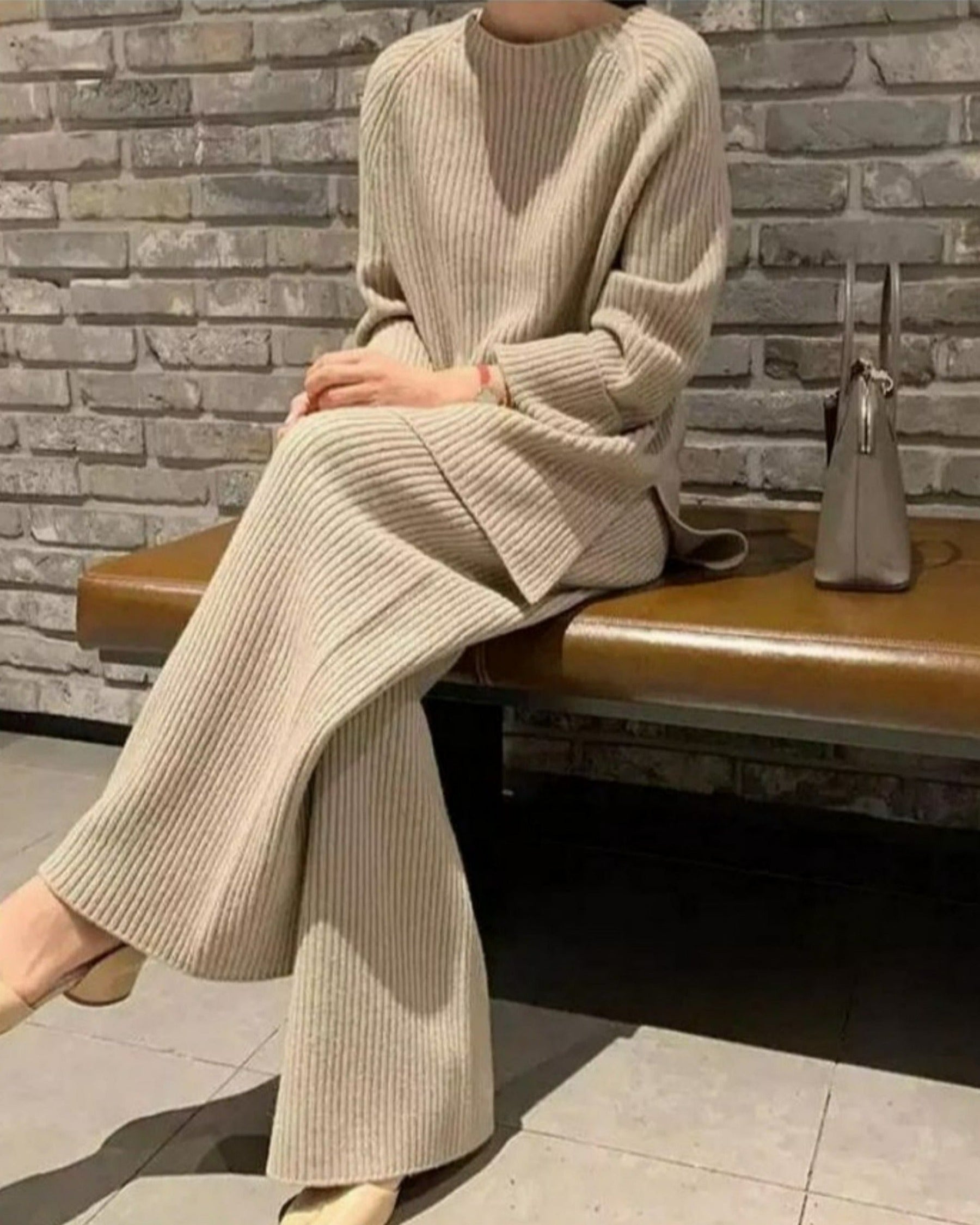 Women knited Luxury Coord Set (Universal size fit)